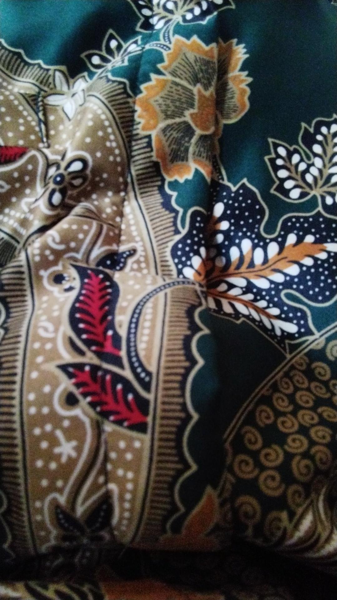 Baju Batik Semi Sutra / Batik Pekalongan / Kemeja Batik / Batik Sutra