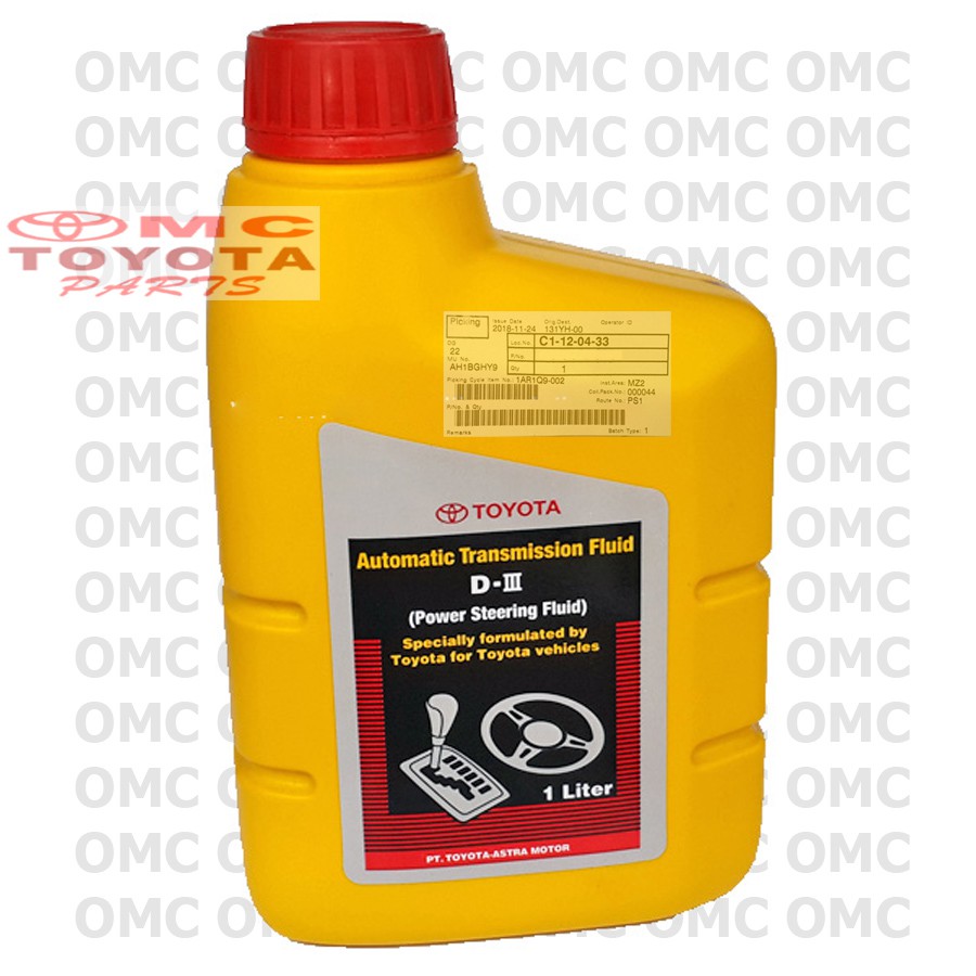 Minyak Power Steering Fluid Oil Oli Transmisi Matik ATF 08886-81140