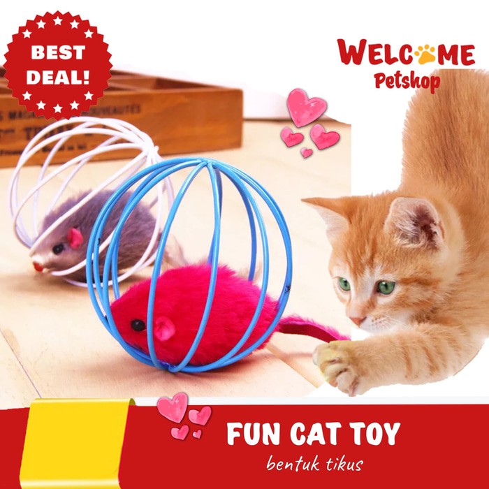 MAINAN KUCING TIKUS / BOLA TIKUS - Cat Toy