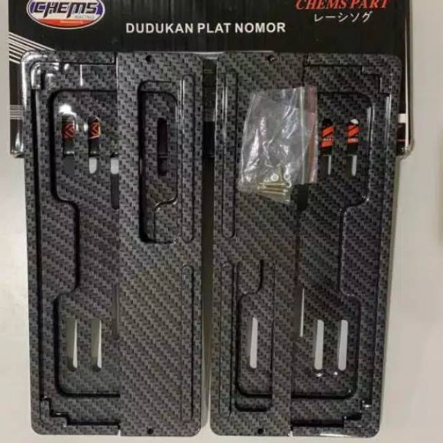 ** Karbon Tutup Plat Nomor ** rumah plat carbon cover plat nomor dudukan plat carbon