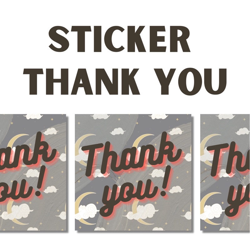 

STICKER THANK YOU KOTAK 99