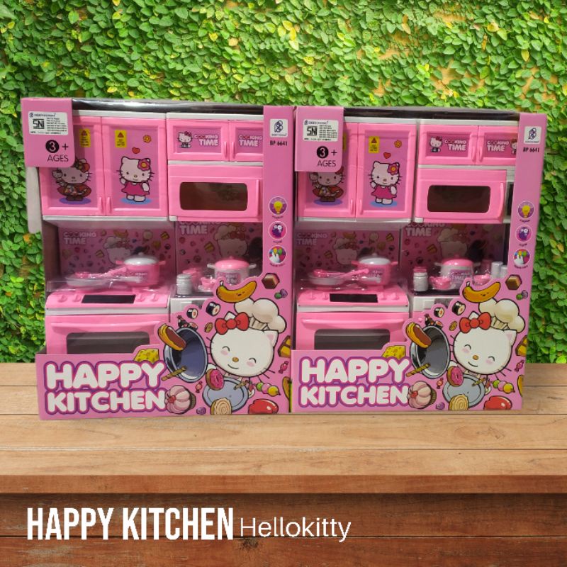 Mainan Anak Dapur Hellokitty Masuk Happy Kitchen Dapur Jumbo