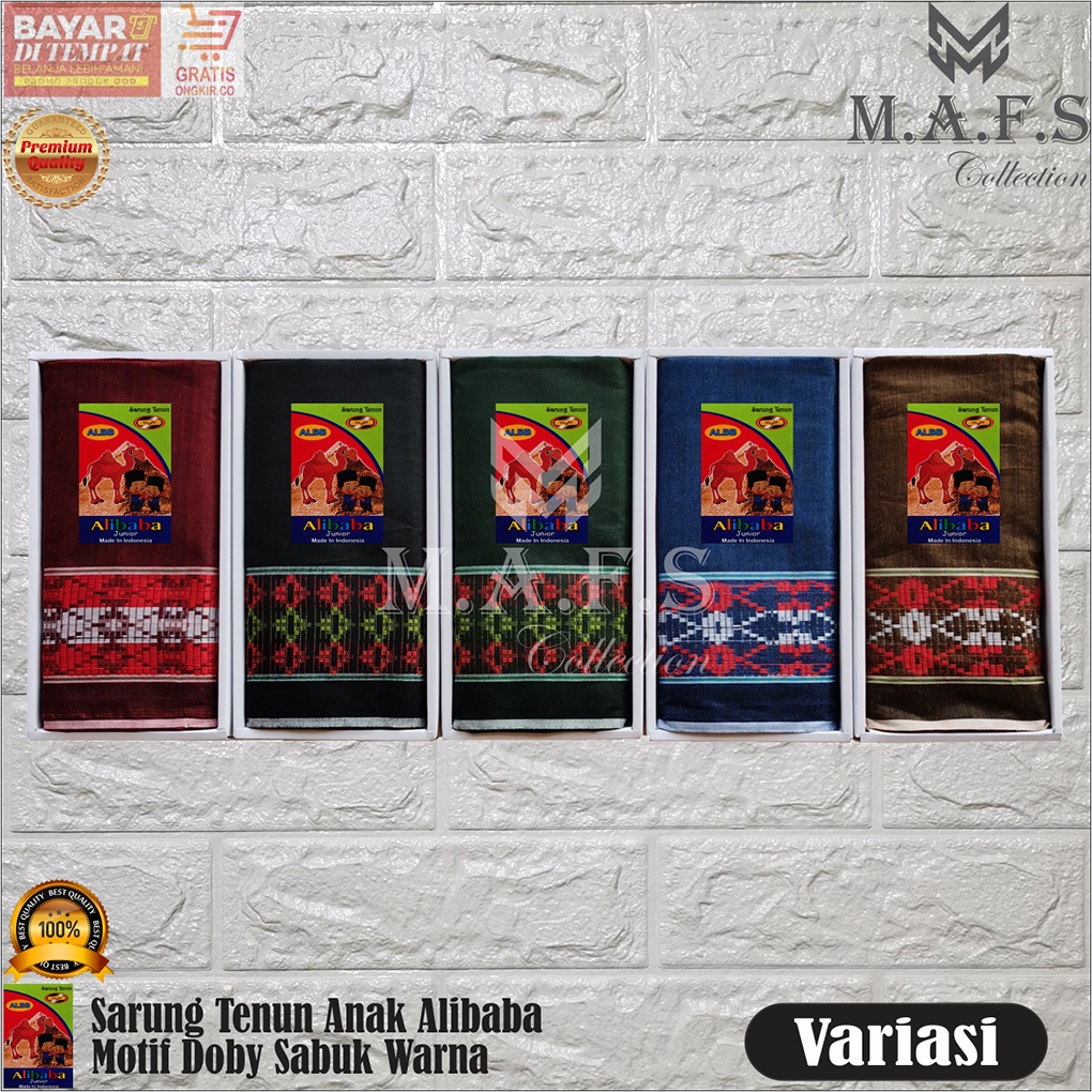 SARUNG ANAK SARUNG MOTIF POLOS SABUK WARNA ALIBABA NEW