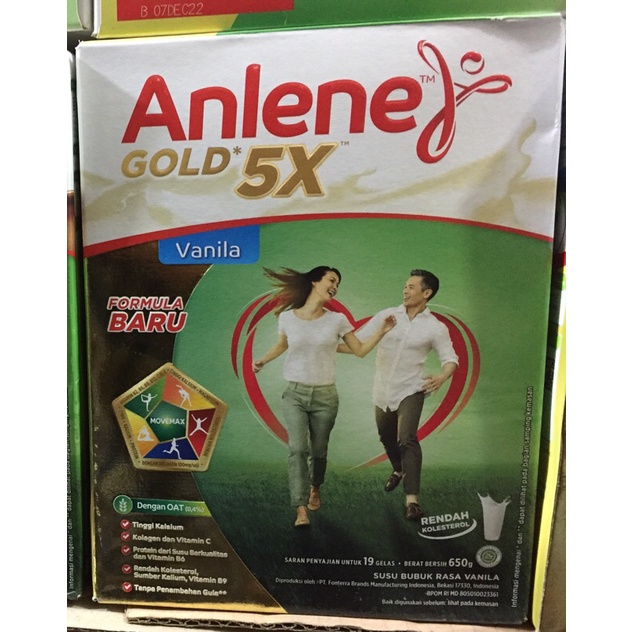 

Anlene Gold Rasa Vanilla 650gr