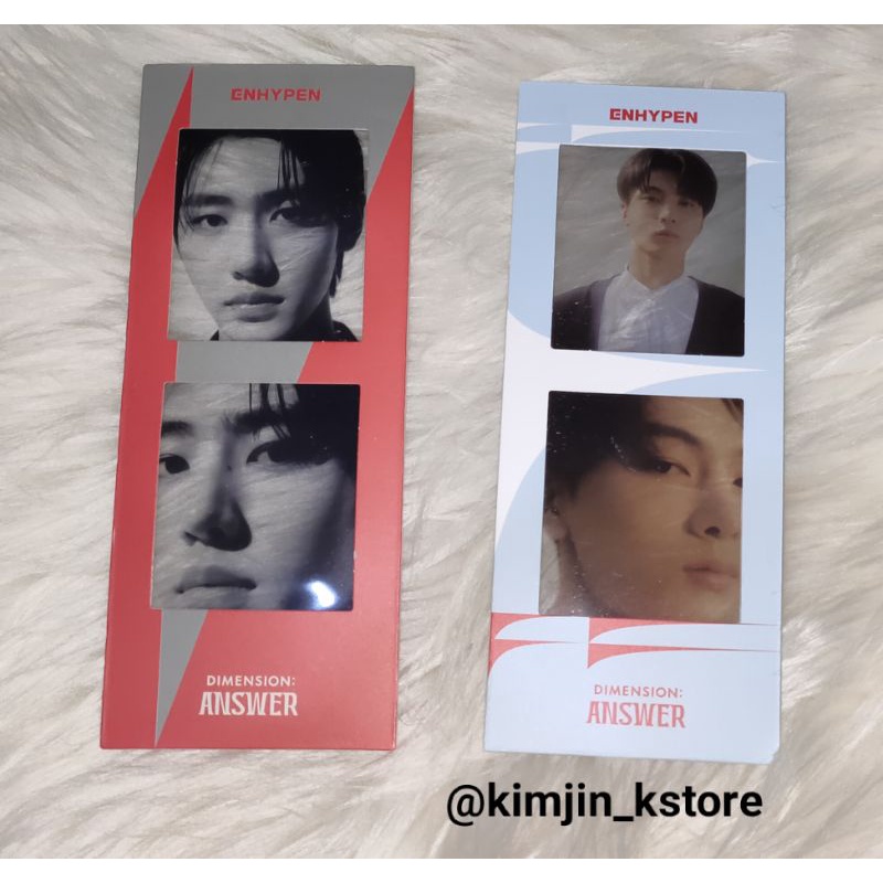 

READY STOCK PHOTO BOOKMARK ENHYPEN DIMENSION : ANSWER SUNGHOON JAY