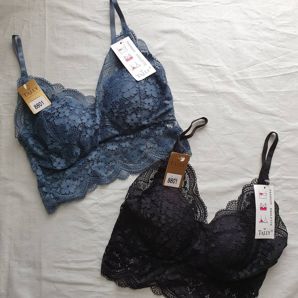 TALLY Bralette 8801 Kemben Wanita Busa Tipis Tanpa Pengait Bralette Fashionable