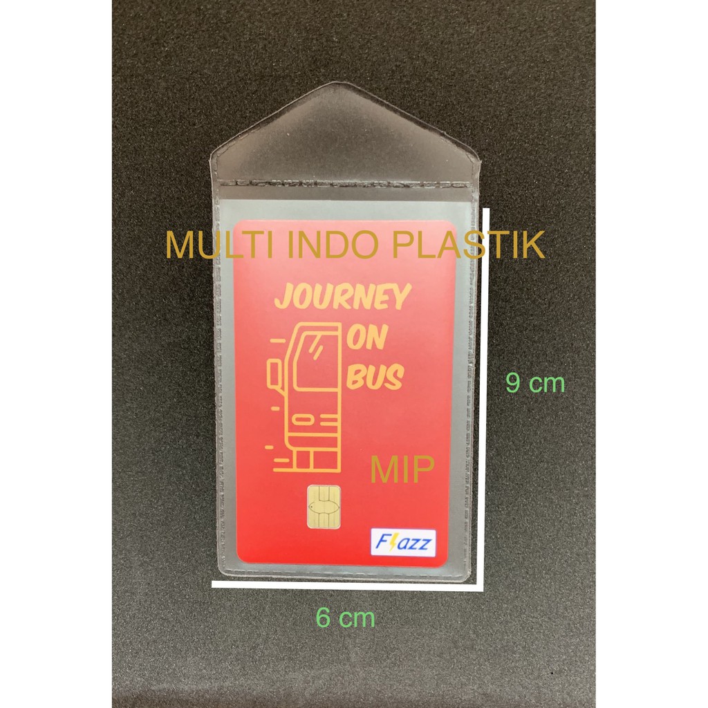 

Cover Kartu Flazz E Money/ Plastik Doff ID Card/ Sampul Kartu Bahan Doff