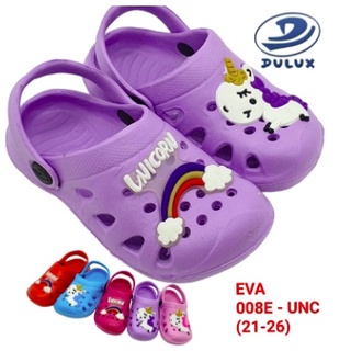 gos DULUX 008E Sandal Baim Anak Perempuan Karakter Unicorn Awet Tahan Air Hujan Karet Lentur Ringan Sepatu Naik Gunung Motif Kuda Poni