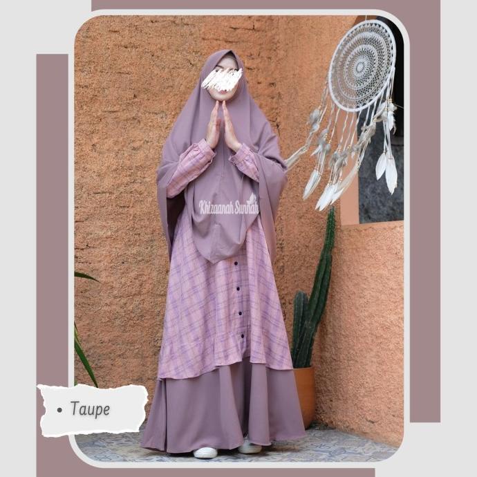 GAMIS ZAHRA SET CADAR BY KHIZAANAH SUNNAH