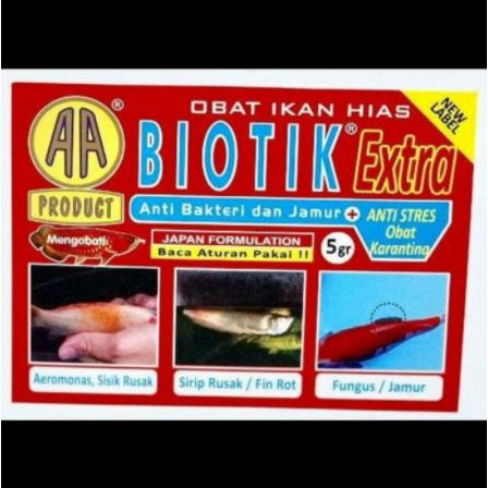 Obat Ikan AA Biotik obat ikan aeromonas-finroot-fungus/jamur
