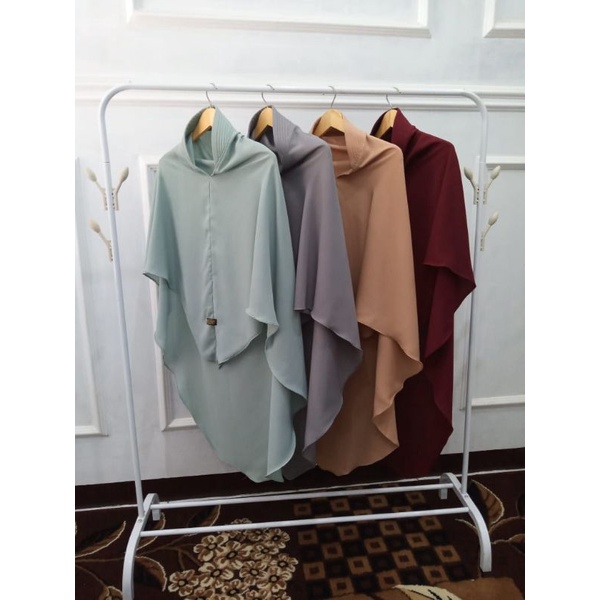 [HUSNA HIJAB] ARUNA SET SERIES / GAMIS SET KHIMAR SYARI