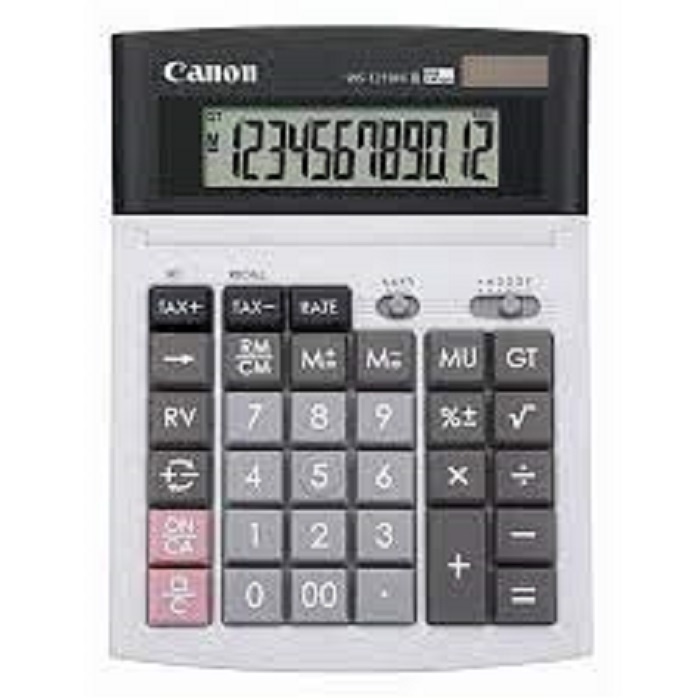 

CALCULATOR CANON WS-1210HIHB/12-DIGIT
