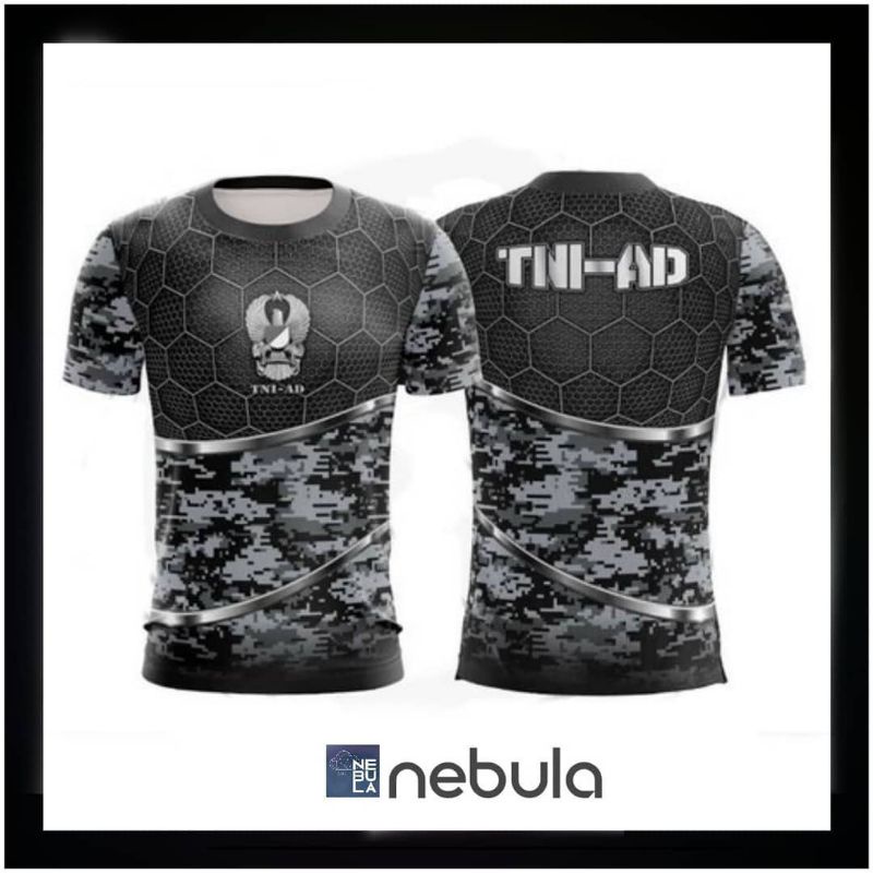 Kaos jersy tni ad tentara pria/pakaian olahraga Tentara TNI AD