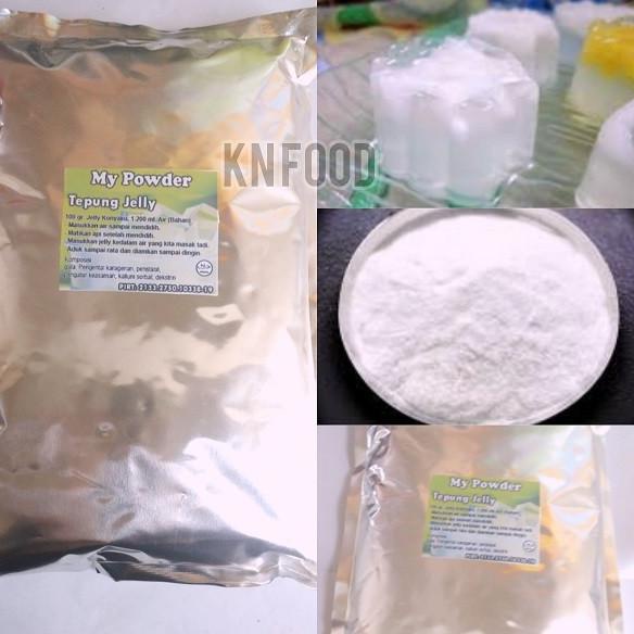 

TERLARIS Tepung Jelly Konyaku 1 kg - bubuk Jelly Powder-Jelly Konyaku Powder