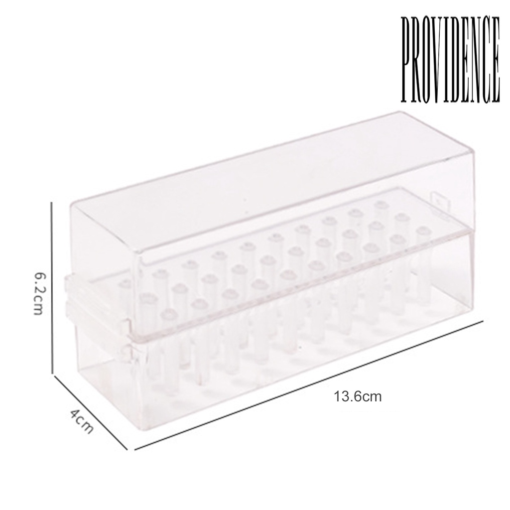 Providence Kotak Penyimpanan Mata Bor 30 Lubang Kapasitas Besar Anti Debu