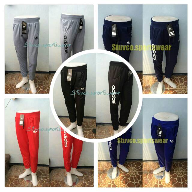 Celana Jogger Pants Panjang Adidas Hitam