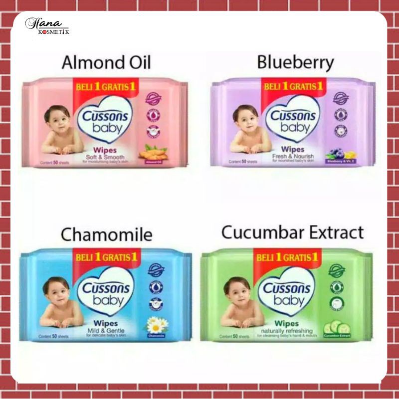 [CUSSONS] TISSU BASAH / TISU POPOK / TISU BAYI