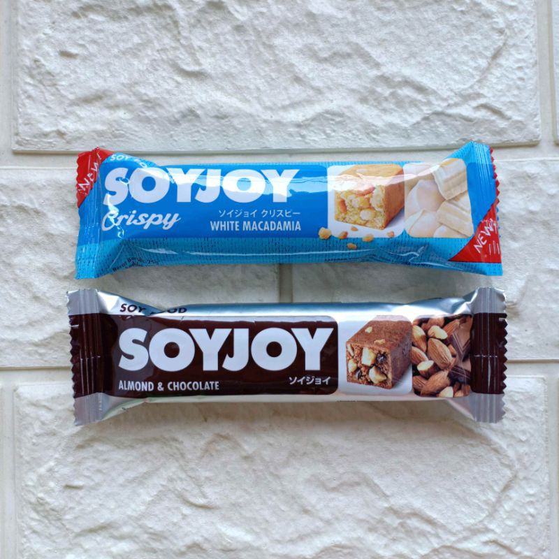 

Soyjoy Bar Crispy 25gr White Macadamia 30gr Almond Chocolate Cokelat Coklat Cemilan Snack Soy 25 30