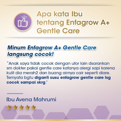 ENFAMIL A+ 1 GENTLE CARE 350 GR SUSU FORMULA BAYI 0 - 6 BULAN [ TAHAP 1 ]