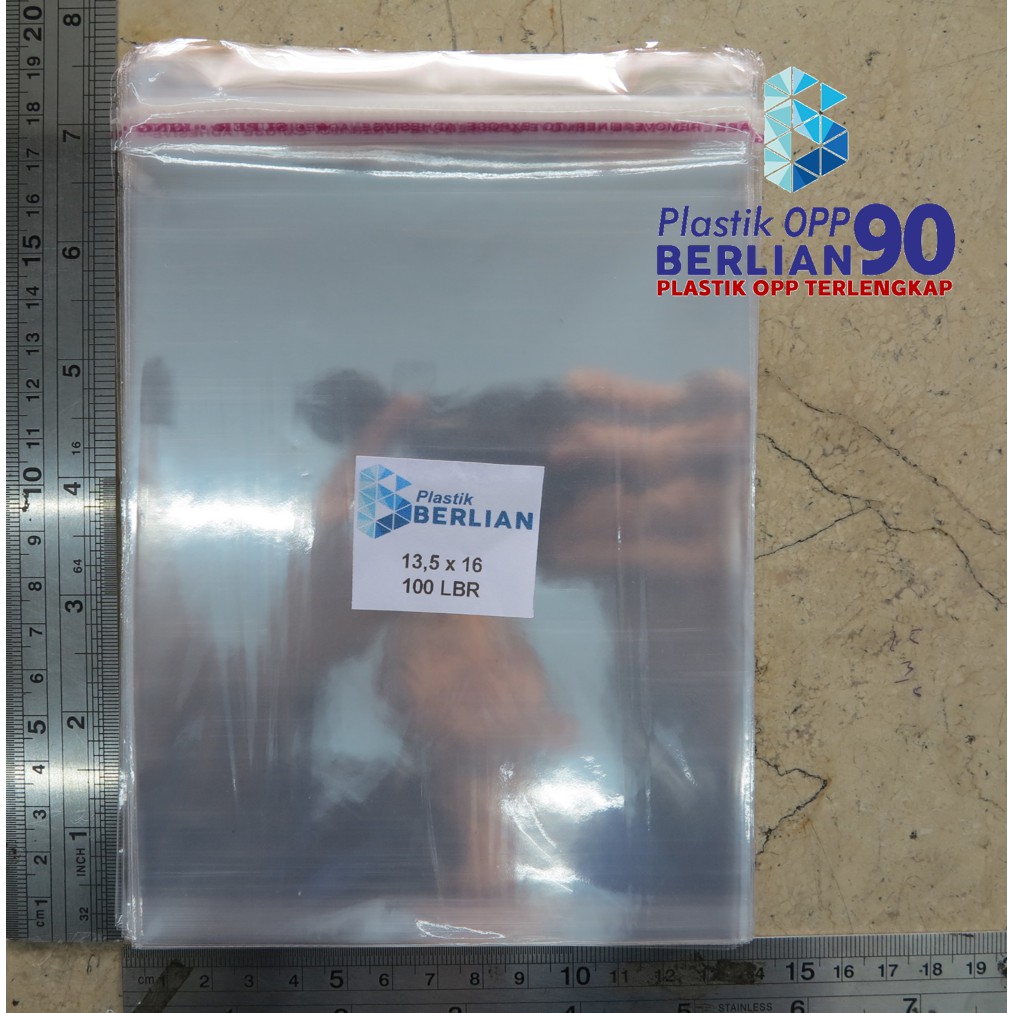 

Plastik OPP 13,5 X 16 CM 18 MIC 100LBR Lem Atau Seal