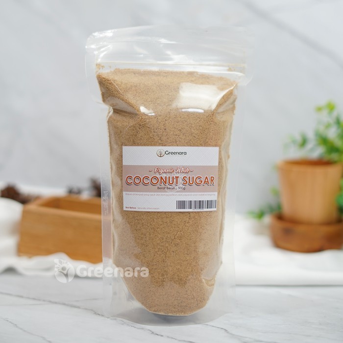 

01F1S Greenara Organic White Coconut Sugar 500Gr Fsfs201