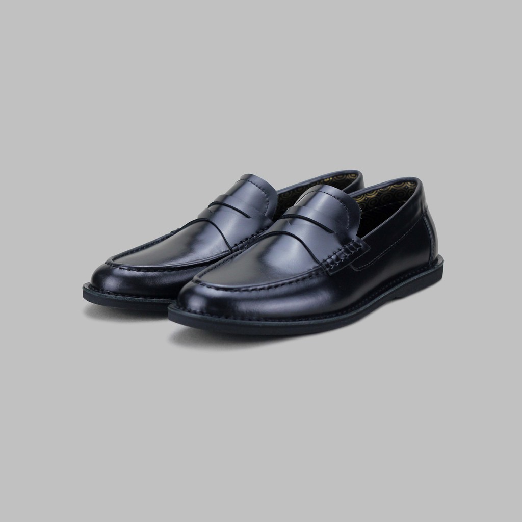 ARTAP Footwear - Sepatu Kulit Asli Pria - Loafers Full Black