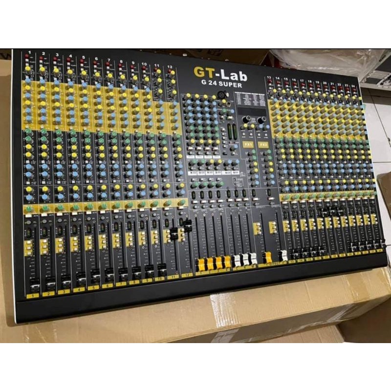 Mixer Audio GT Lab 24 Channel G24 G 24 SUPER SERIES ORIGINAL BY RDW