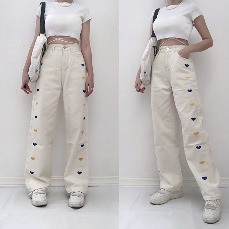 CLOTHIER - Apricot Baggy Jeans