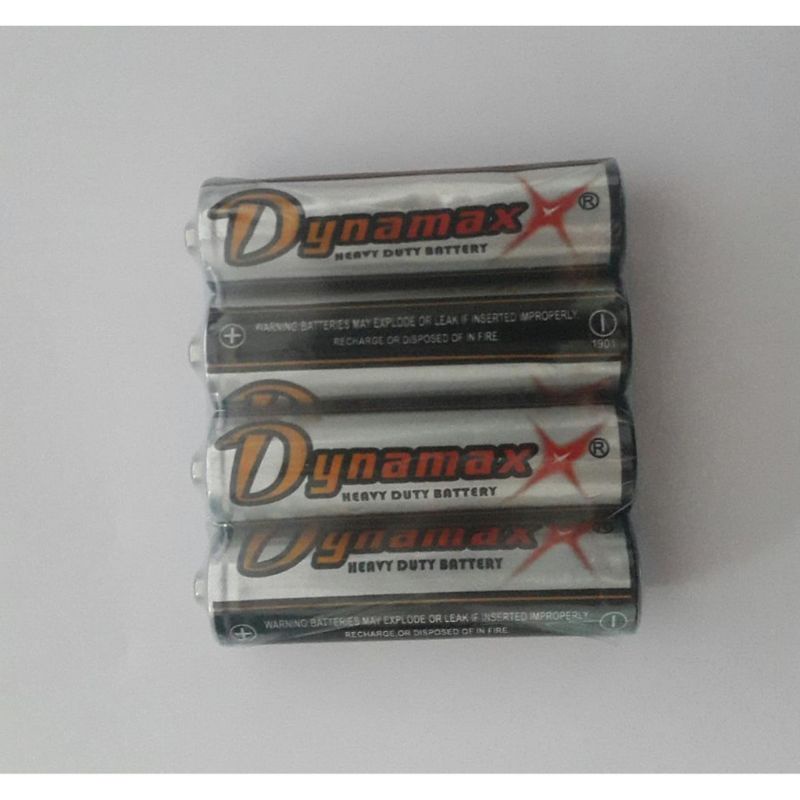 Baterai AA A2 Dynamax Abu Eco Black 1.5V Battery Power Kualitas SNI Batu Batere Batre Batrai LR6 R6C