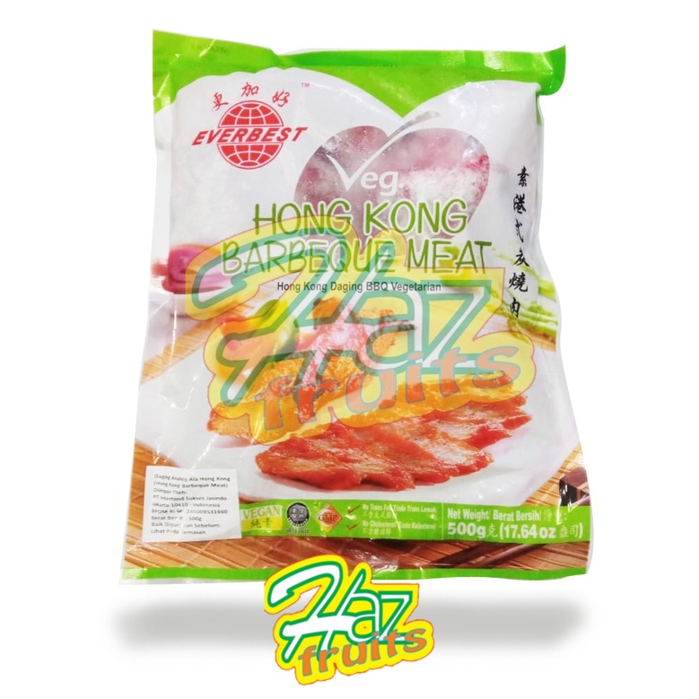 

Everbest Hongkong Barbeque Meat Vegan 500gr Char Siew Cha Siu Shao BBQ