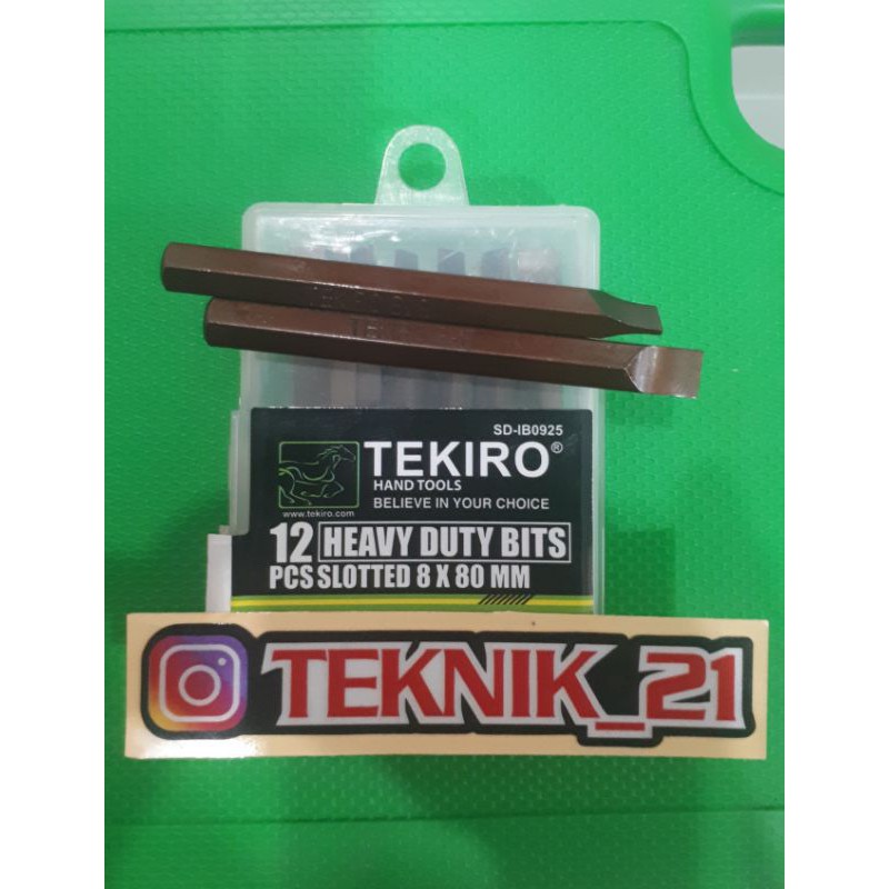 MATA OBENG GETOK MIN TEKIRO SATUAN MATA OBENG KETOK MIN TEKIRO 8X80 MM MATA OBENG MIN