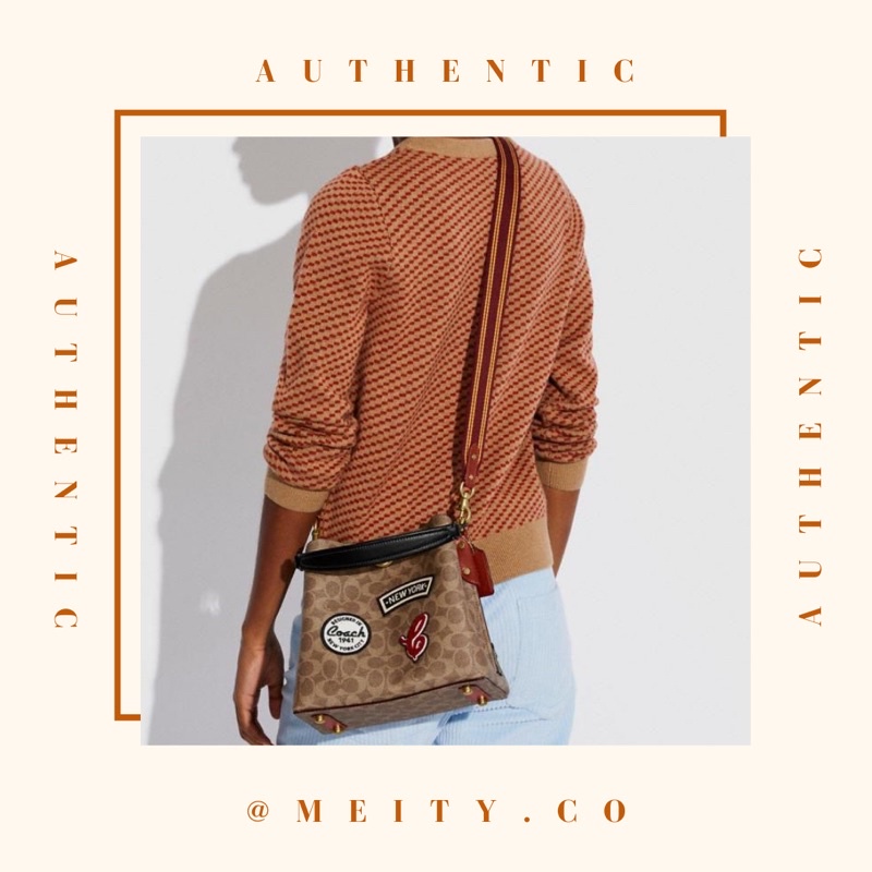 Coach Willow Bucket Bag with Patches