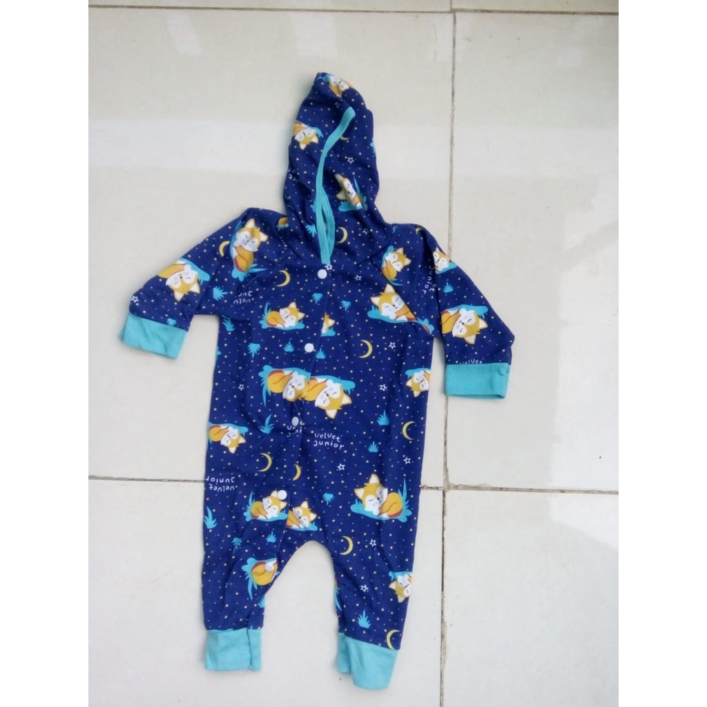  Baju  Bayi  New Born overall Merk  Velvet  Buka kaki tutup 