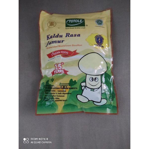 

400 gram Totole kaldu jamur / mokocing