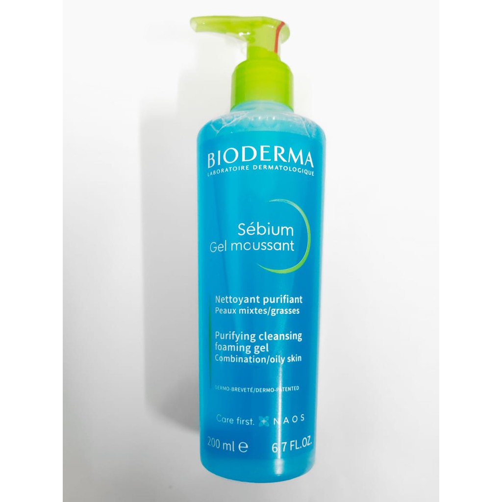 Bioderma sebium gel moussant 200 ml purifying foaming cleansing gel