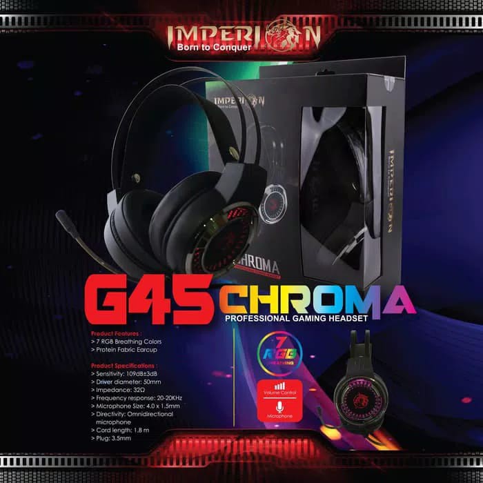 Headset Gaming Imperion HS-G45 CHROMA