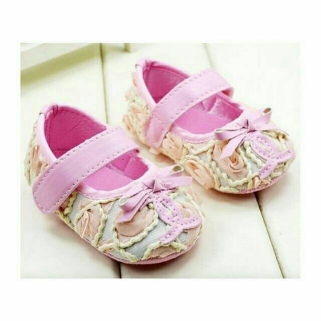Chanel Baby Pink Prewalker Shoes