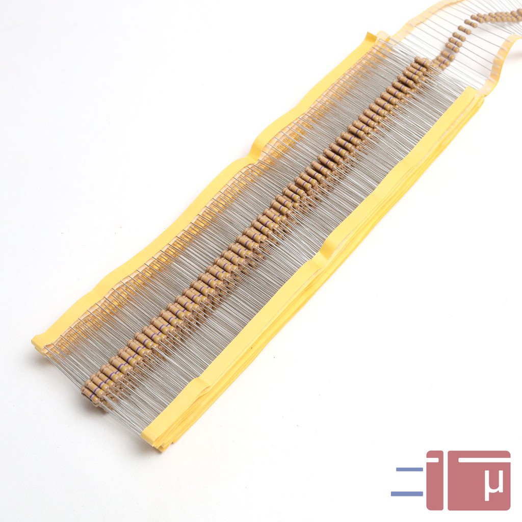 x10 Resistor 470K 1/2W Karbon 5% Taiwan Kaki Tembaga