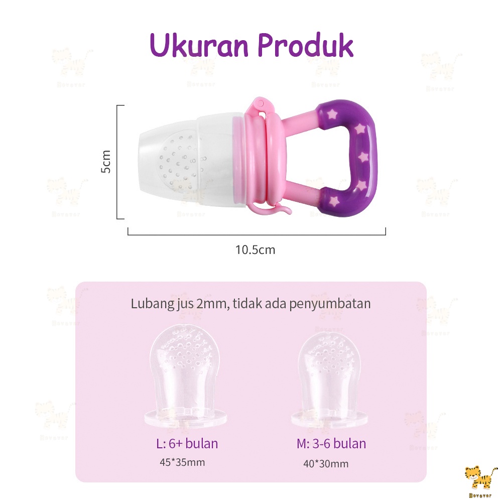 BEVAVAR  Dot Buah Bayi / Baby Fruit & Food Feeder / Empeng Buah Bayi-4