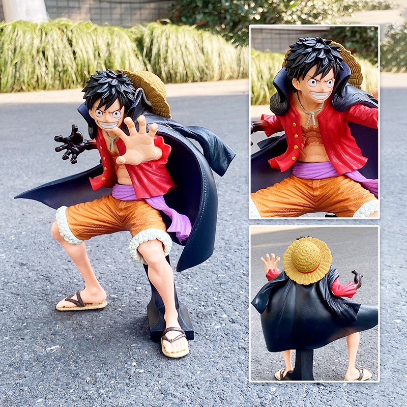 Action Figure Anime One Piece KOA Art King Luffy Ghost Island Battle Suit Action Figure Patung Bahan PVC Untuk Koleksi