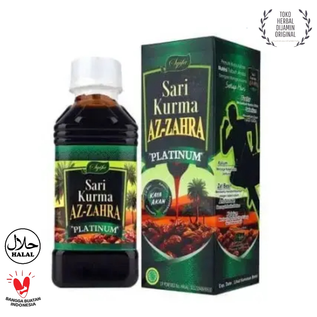 

BISA cOD SARI KURMA AZ-ZAHRA | AZ ZAHRA PLATINUM Kaya Akan Manfaat Isi 330gr 100% Original I KURMA AZ ZAHRA