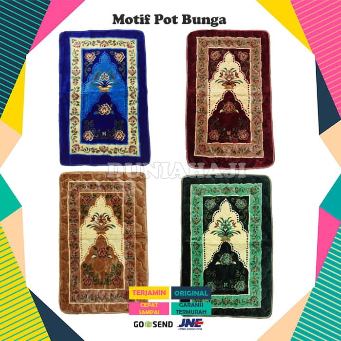 Sajadah Busa Anti Slip   Sajadah Anti Licin Tebal Afghani   Merah