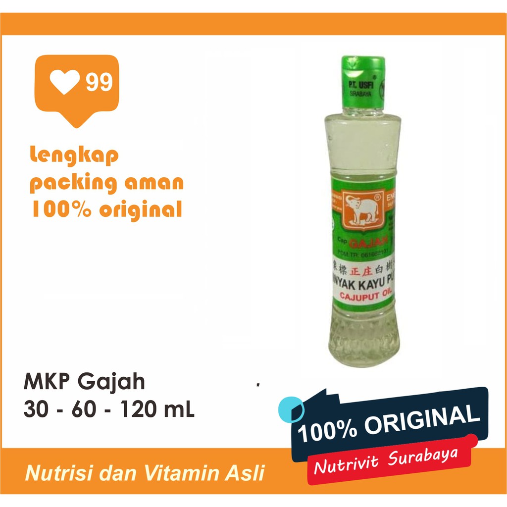 MINYAK KAYU PUTIH GAJAH 30ML/ 60ML/ 120ML