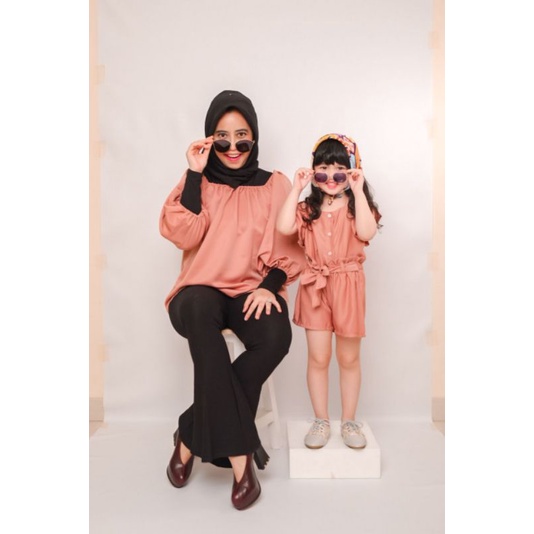 Baju Couple Anak dan Mama Yumna Set
