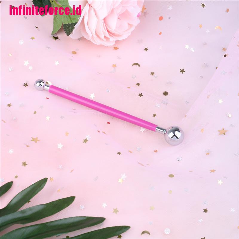 4 PCS Fondant Cake Decorating Pen Metal Ball Flowers Sugar Craft Modelling Tools