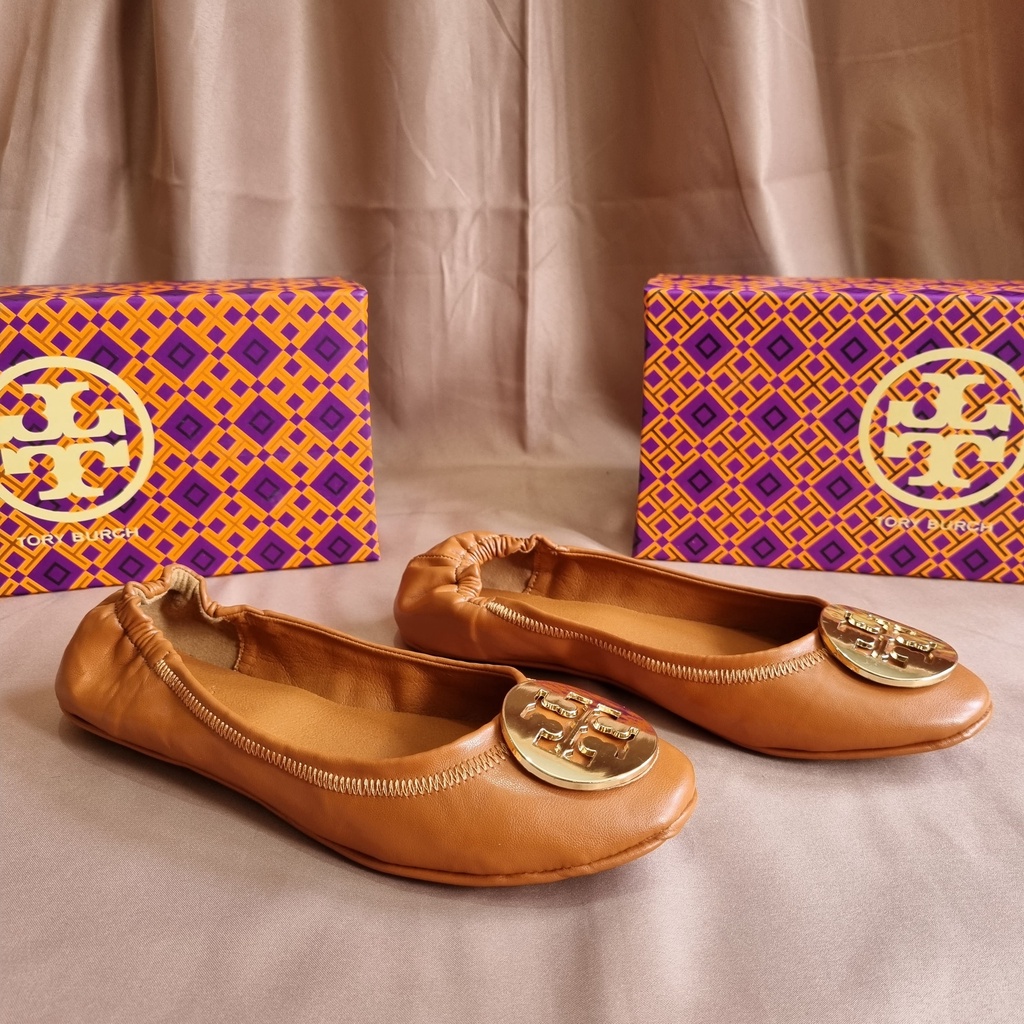 SEPATU TORY BURCH WANITA BALLERINA