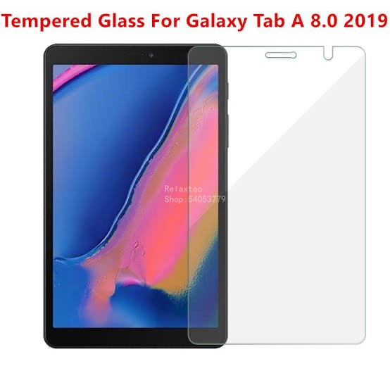 SAMSUNG TAB A 8inc 2019 T295 NON SPEN/ TAB A 8 inc P205 S-PEN TEMPRED GLASS FULL LEM BENING MERK UME