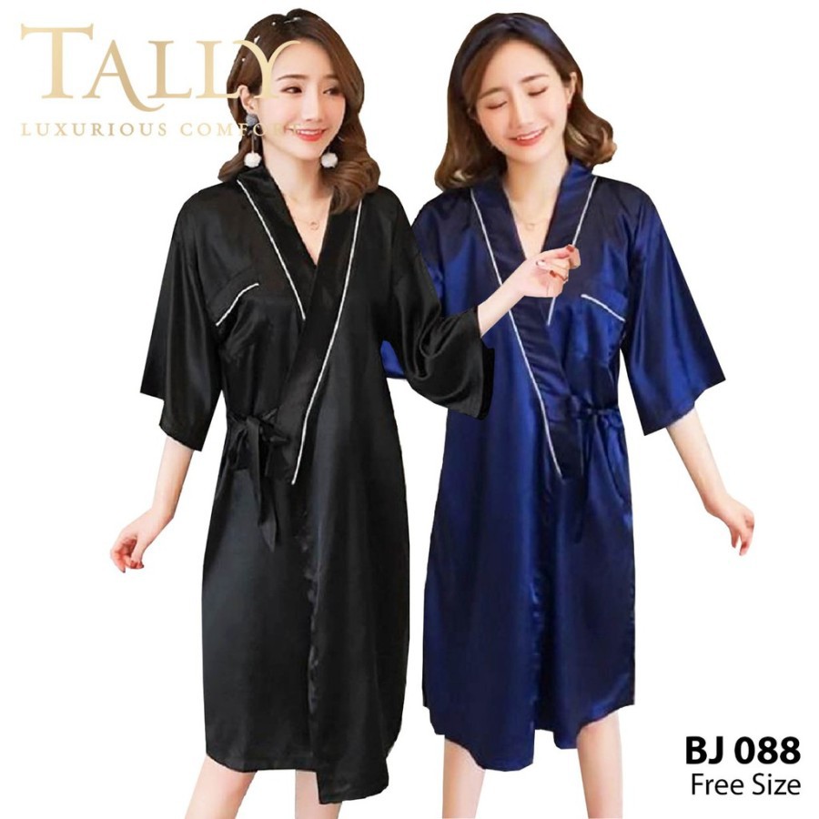 Baju Kimono Sexy Lingerie Satin Super Tally BJ088