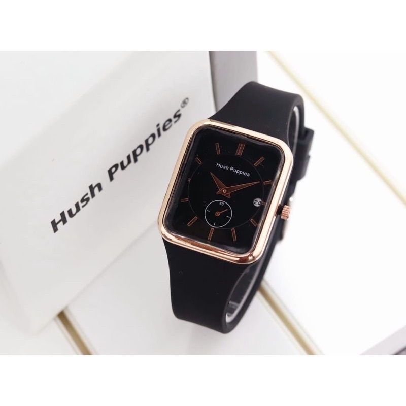 Cod Jakarta Jam Tangan HushPuppies Rubber Detik Crono On