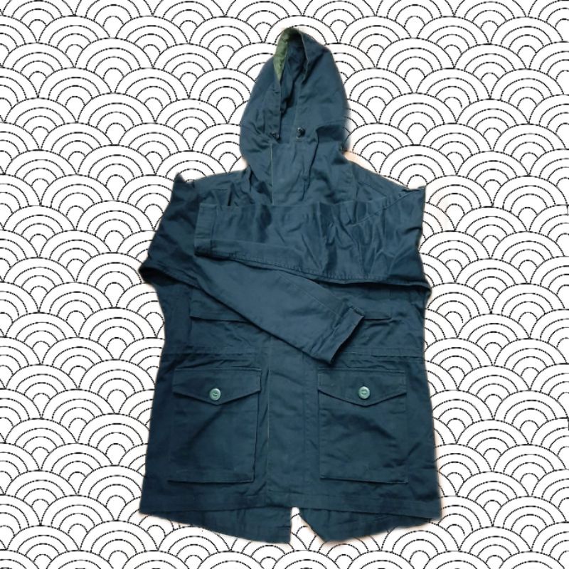 Jaket Parka Gap Original Katun Navy M